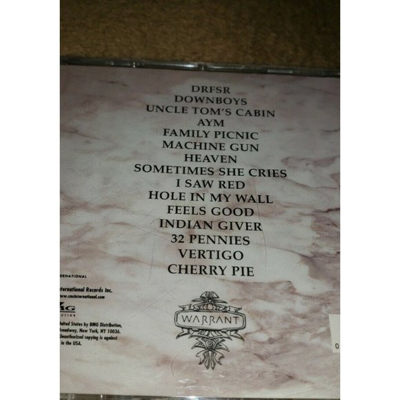 WARRANT cd 86-97 Live (CD, 1997, CMC International) erik turner - Picture 3 of 6